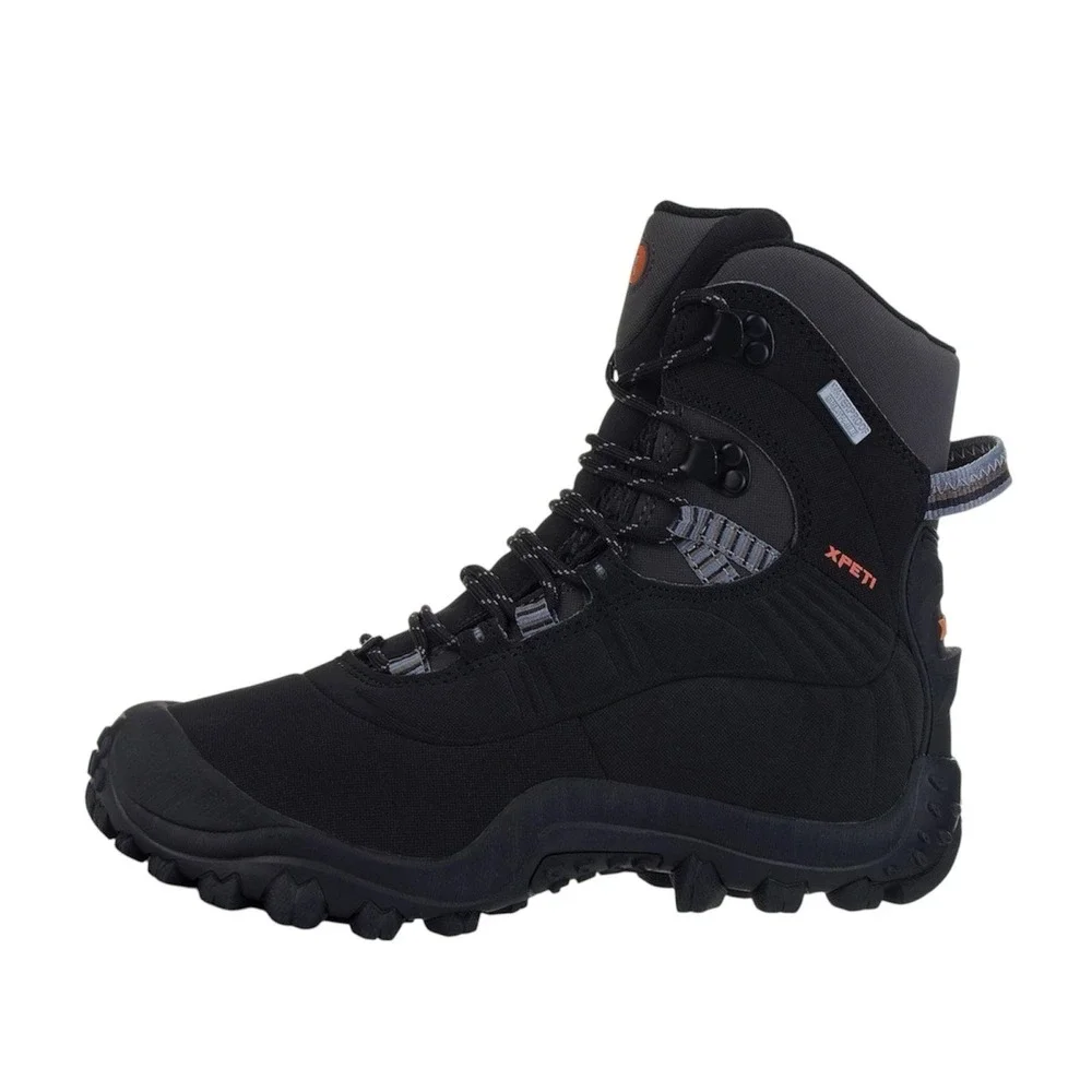 XPETI Thermator Womens Sz 9 Waterproof Hiking Boots Black Insulated Winter Trail